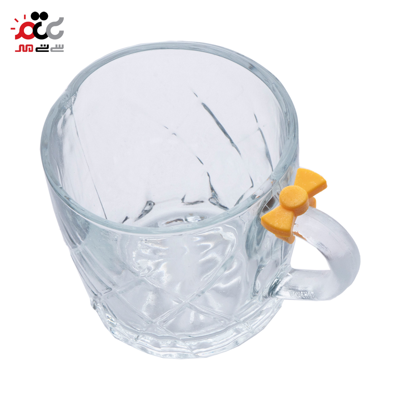 فنجان شیشه ای مدل کارلی بسته 6 عددی