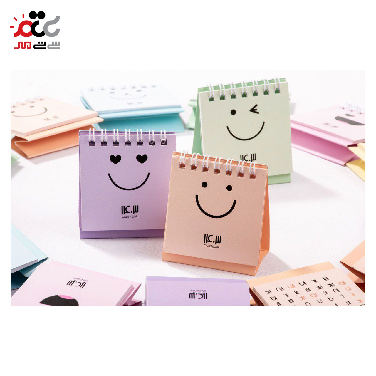 تقویم رومیزی 1403 طرح ایموجی