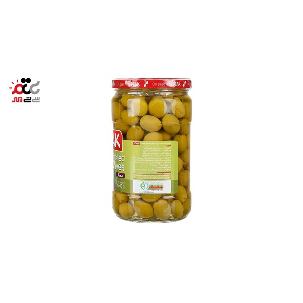 زیتون شور سبز ممتاز پیک 650 گرمی