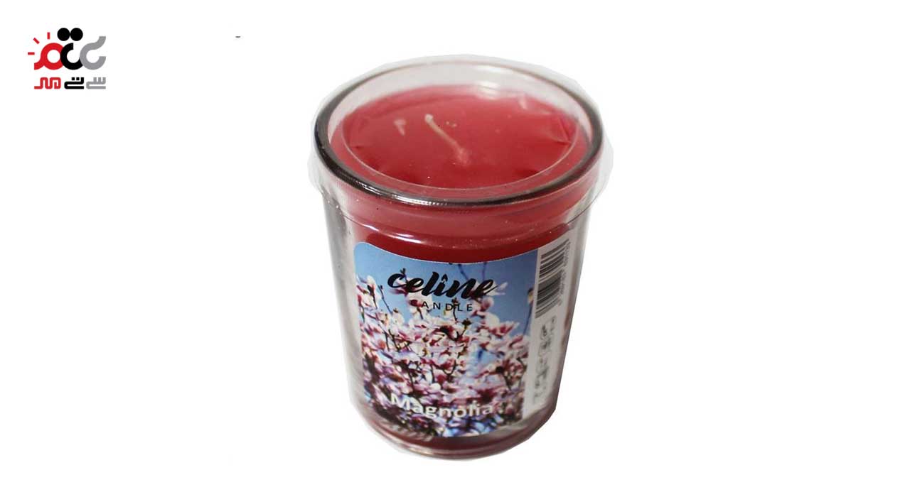 شمع معطر لیوانی سلین مدل مگنولیا