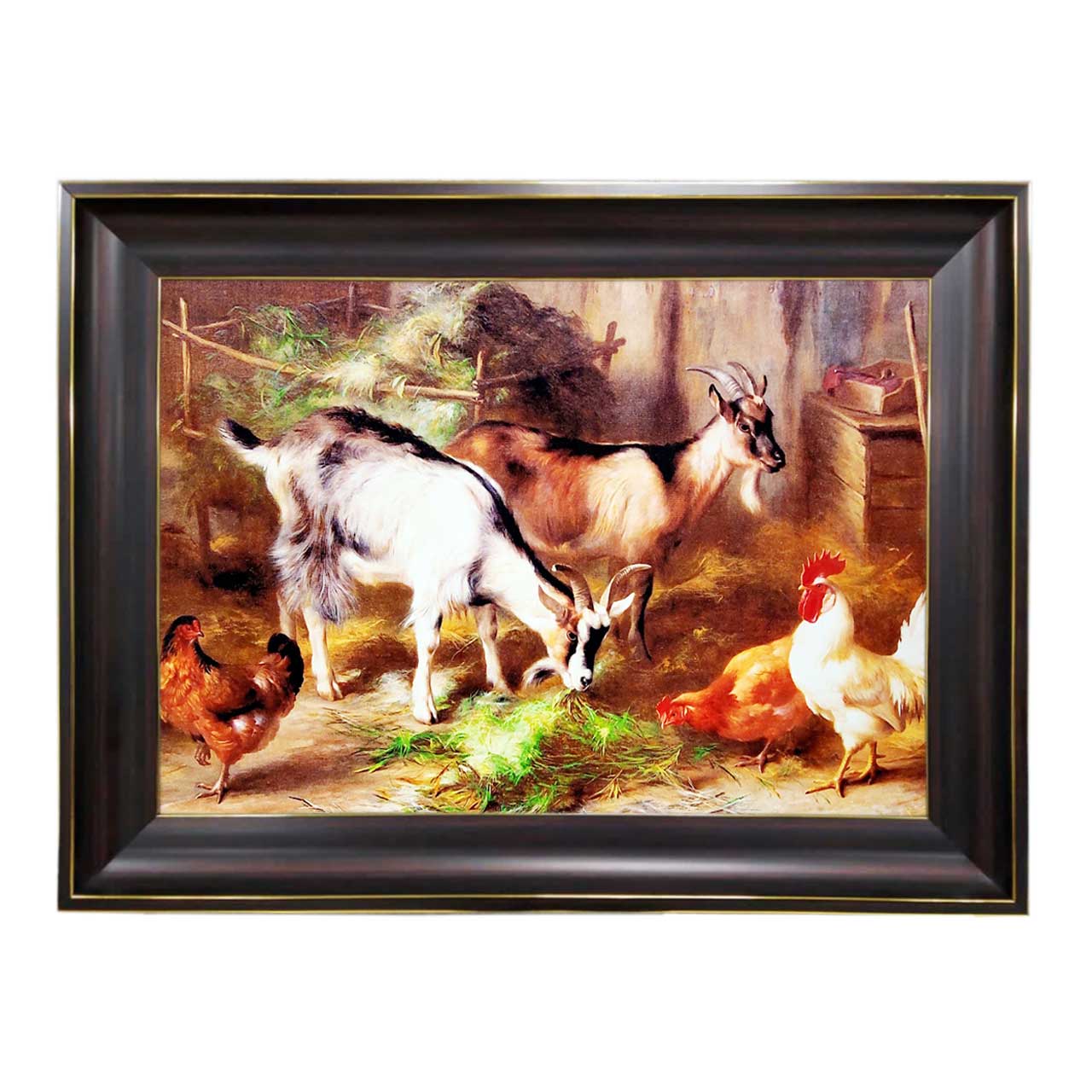 تابلو فرش چاپی طرح مزرعه کد 14065 سایز 60×40 سانتی متری