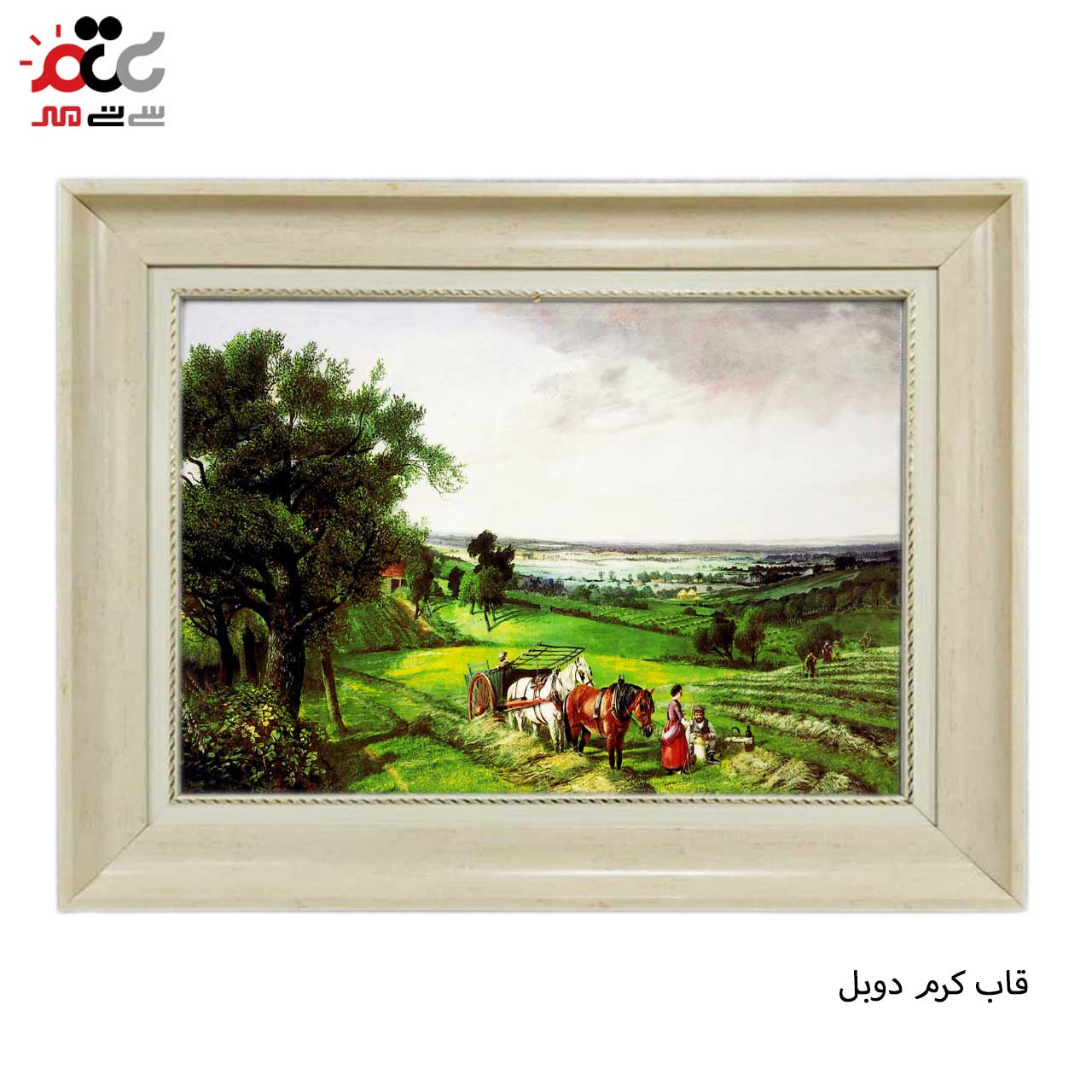 تابلو فرش طرح دار با قاب