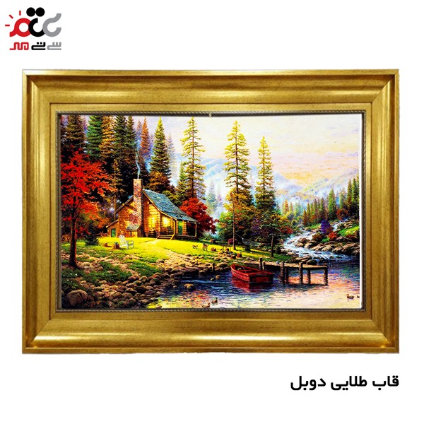 تابلو فرش چاپی طرح منظره کد 10096 سایز 100×70 سانتی متری