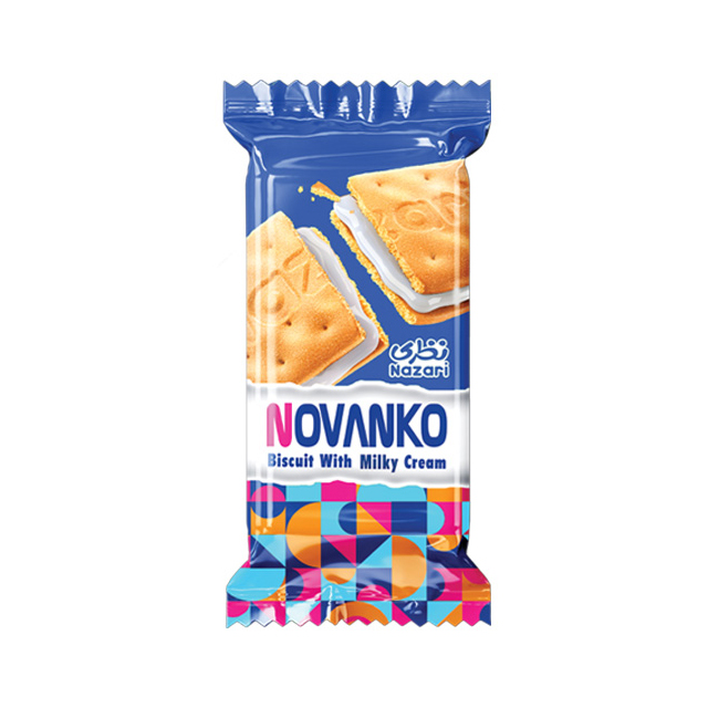 بیسکوئیت با کرم شیری نوانکو نظری 50 گرمی