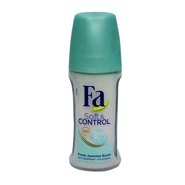 رول ضد تعریق زنانه فا مدل Soft And Control حجم 50 میلی لیتری