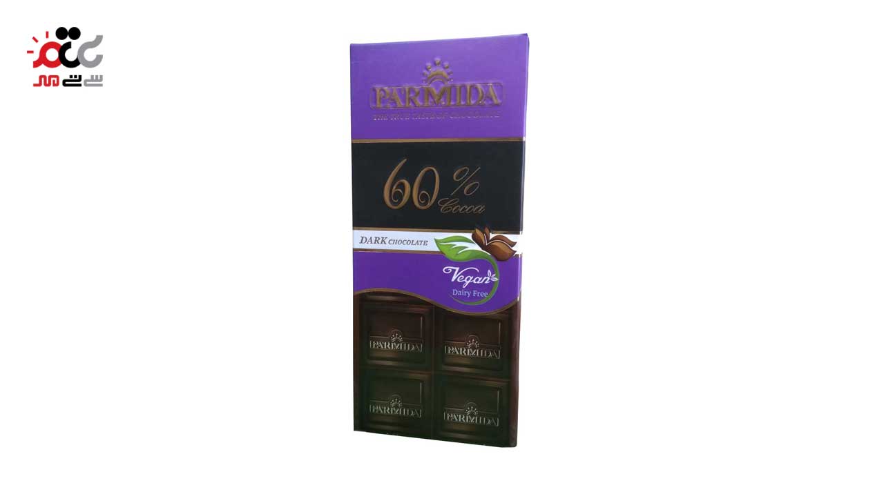 شکلات تلخ 60 درصد پارمیدا 80 گرمی