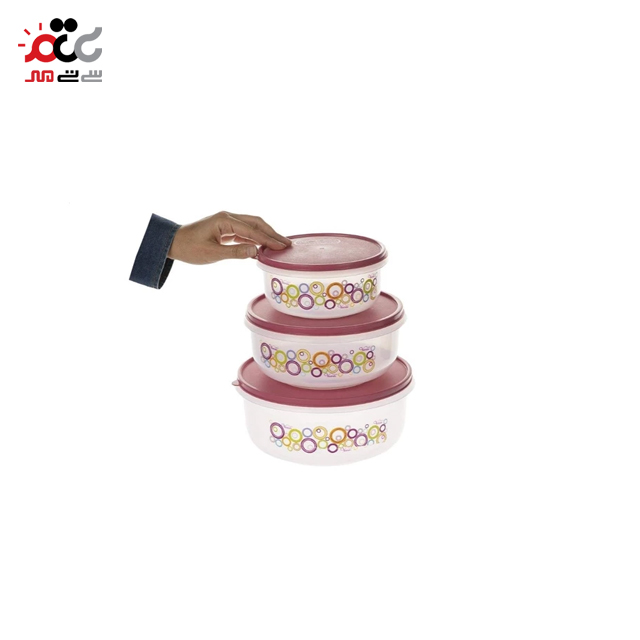 ست ظرف نگهدارنده ونوس مدل پردیس 3 عددی