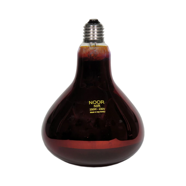لامپ مادون قرمز 250 وات لامپ نور کد E27