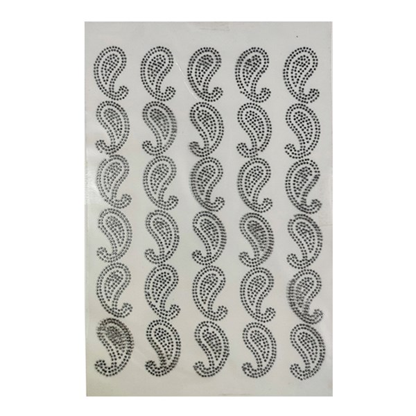 نگین حرارتی نقره ای حاشیه 79 برلیان مهاجر کد H-3198
