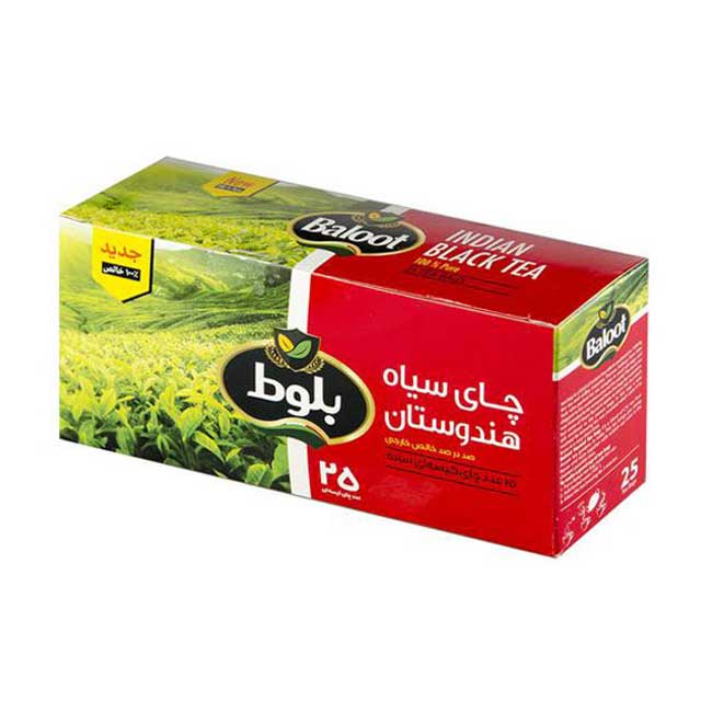 چای سیاه کیسه ای ساده بلوط 25 عددی