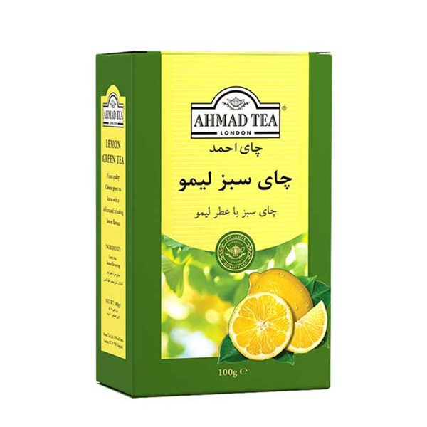 چای  سبز با عطر لیمو احمد 100 گرمی