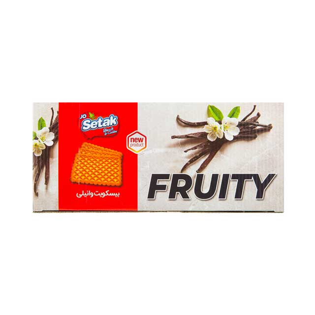 بیسکویت فروتی وانیلی ستاک 550 گرمی