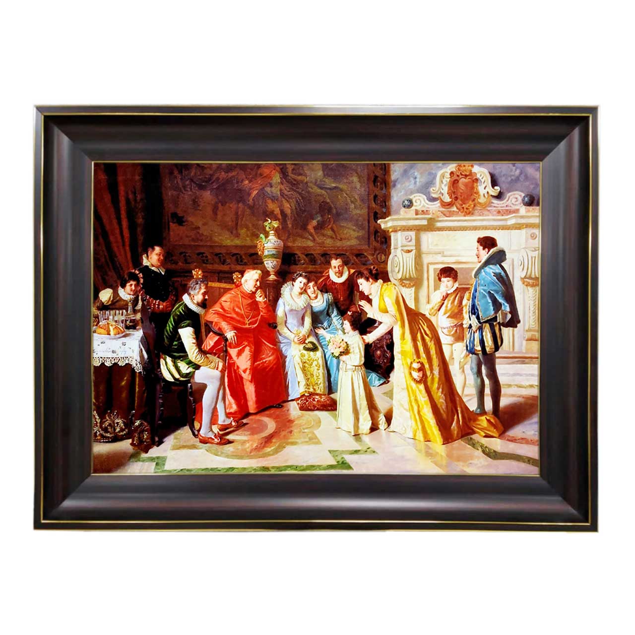 تابلو فرش چاپی طرح پاپ کد 11015 سایز 60×40 سانتی متری