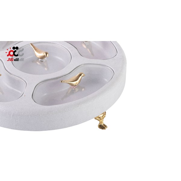 اردور خوری چوبی مدل 5 خانه طرح پرنده کد 2