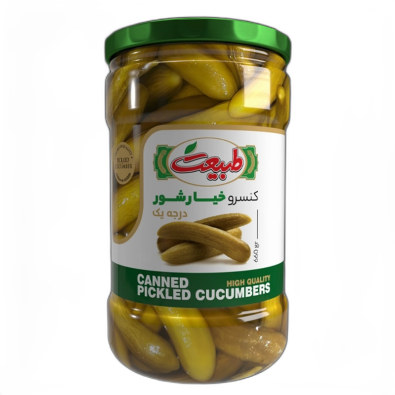 خیارشور درجه یک طبیعت 660 گرمی