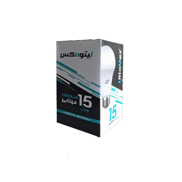 خرید اینترنتی لامپ ال ای دی 15 وات حبابی لیتومکس