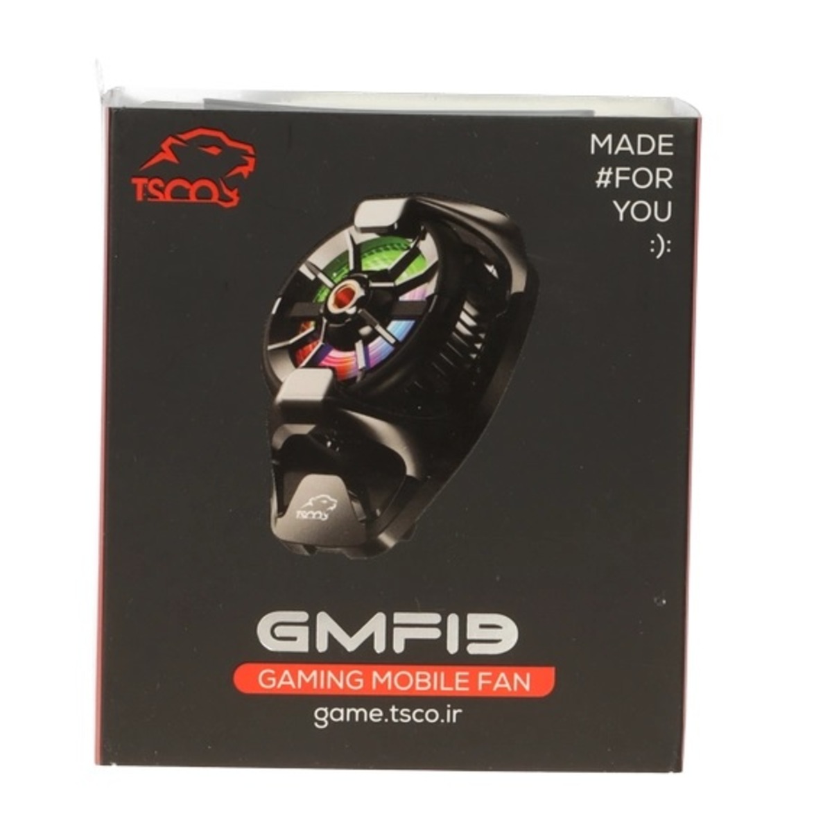 فن خنک کننده گیمینگ گوشی موبایل TSCO مدل GMF19 - مشکی (گارانتی 18 ماهه تسکو)