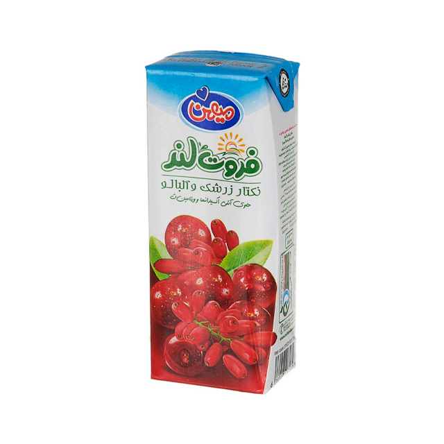 نکتار زرشک و آلبالو فروت لند میهن 200 میلی لیتری