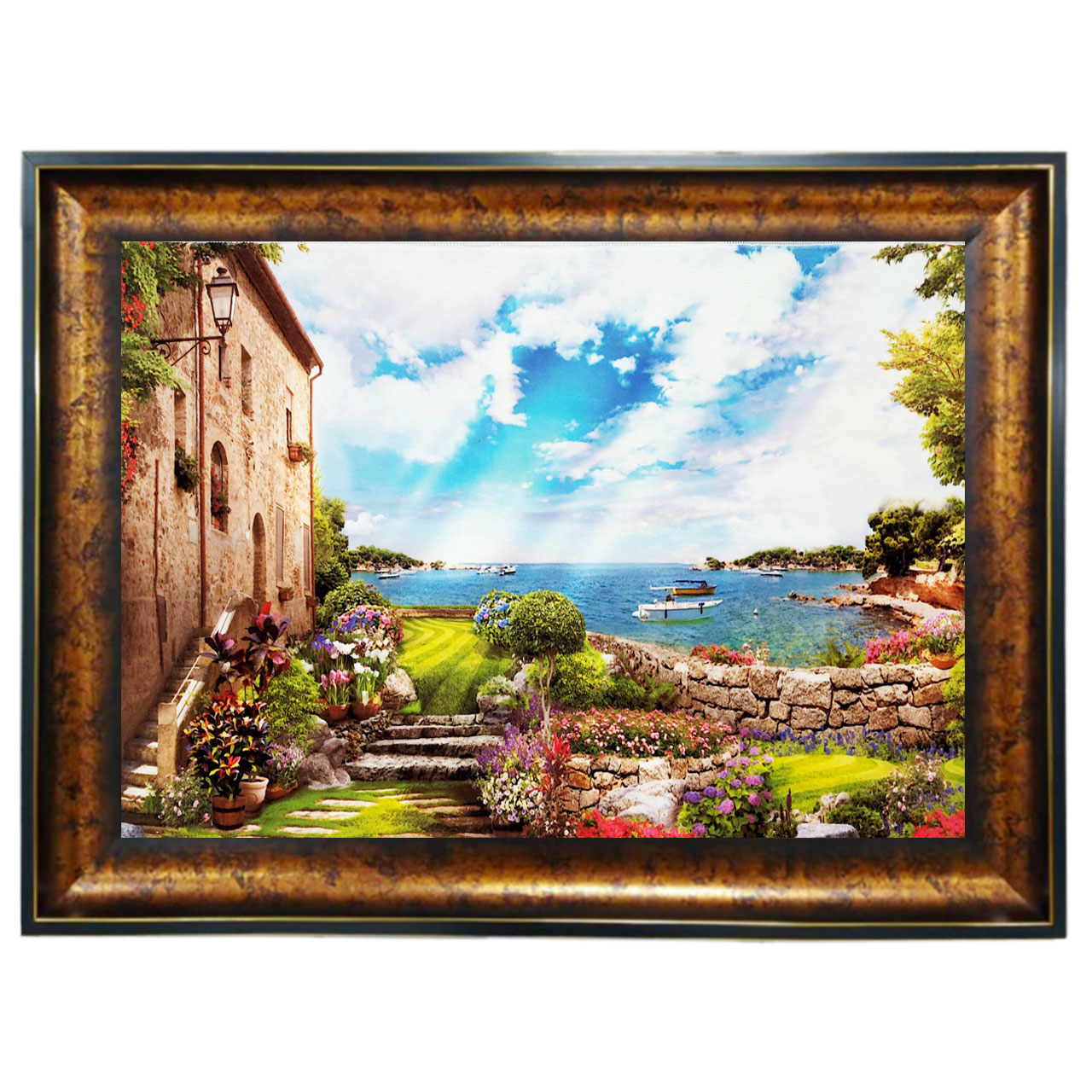 تابلو فرش با زیبا ترین قاب