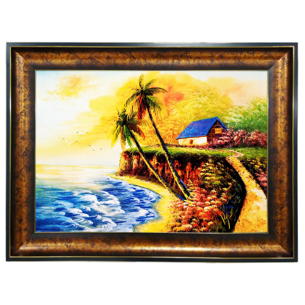 تابلو فرش با زیبا ترین قاب