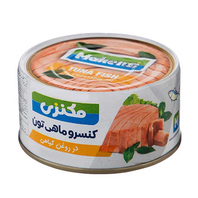 کنسرو ماهی تون در روغن گیاهی مکنزی 180 گرمی