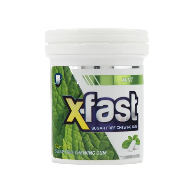 آدامس بدون شکر نعنایی ایکس فست 24 گرمی