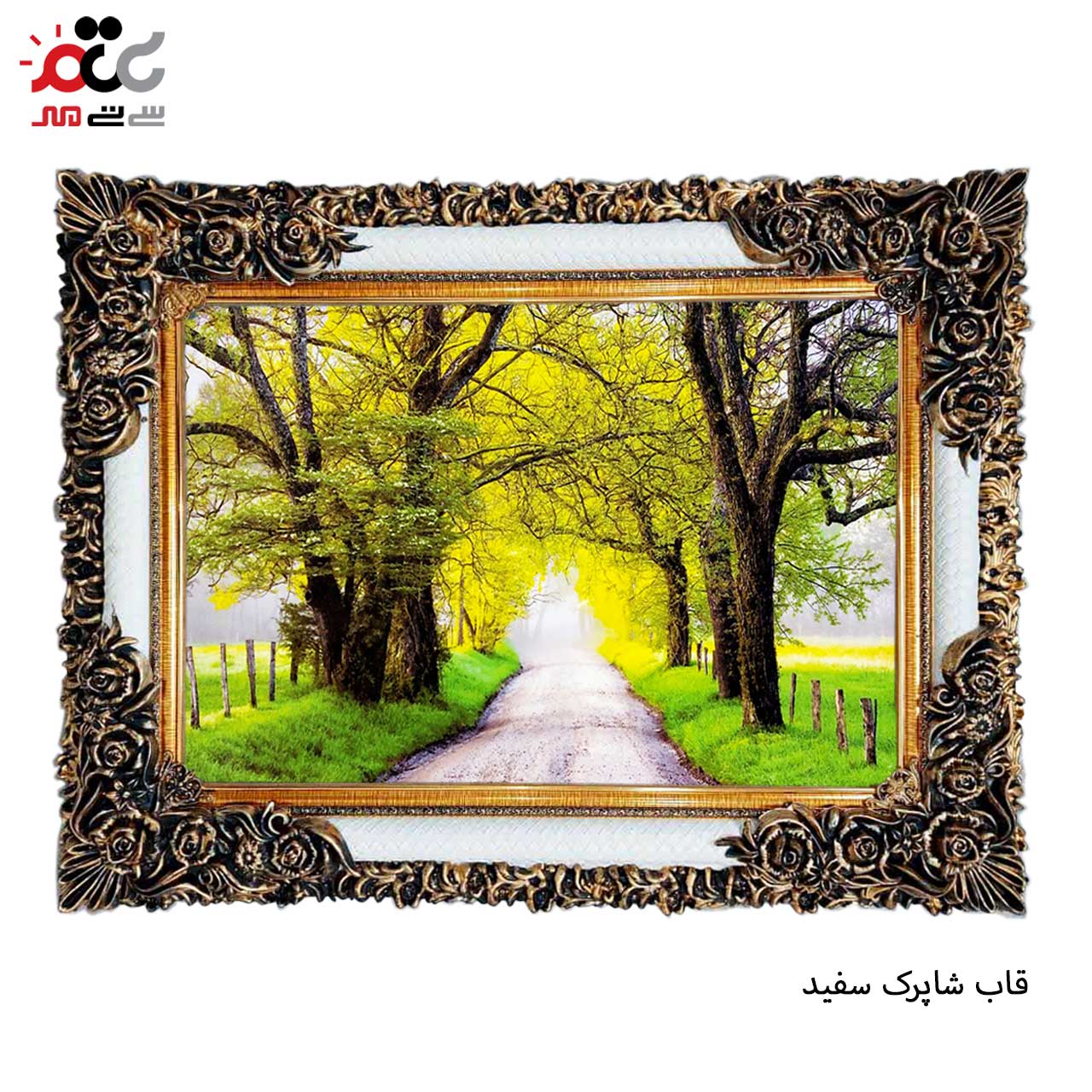 تابلو فرش طرح دار با قاب