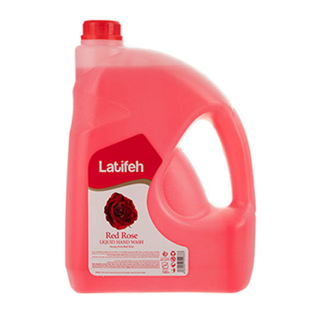 مایع دستشویی قرمز لطیفه 3800 میلی لیتری
