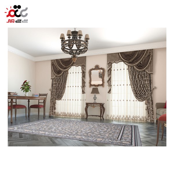 فرش ماشینی طرح سیلور کد 1449