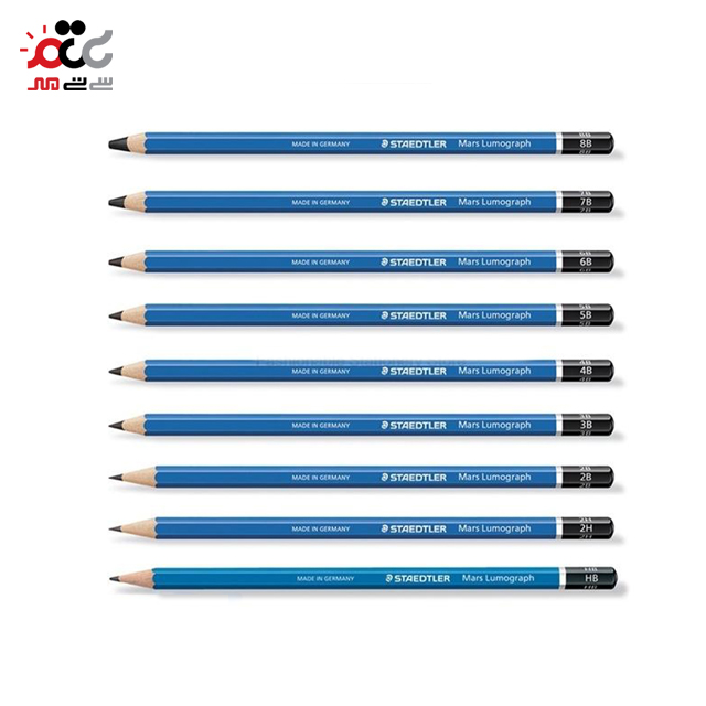 مداد طراحی استدلر لوموگراف سری H7 بدنه آبی