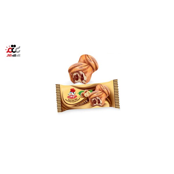 کیک دوقلوی مغزدار شکلاتی فندقی ایسترم 70 گرمی