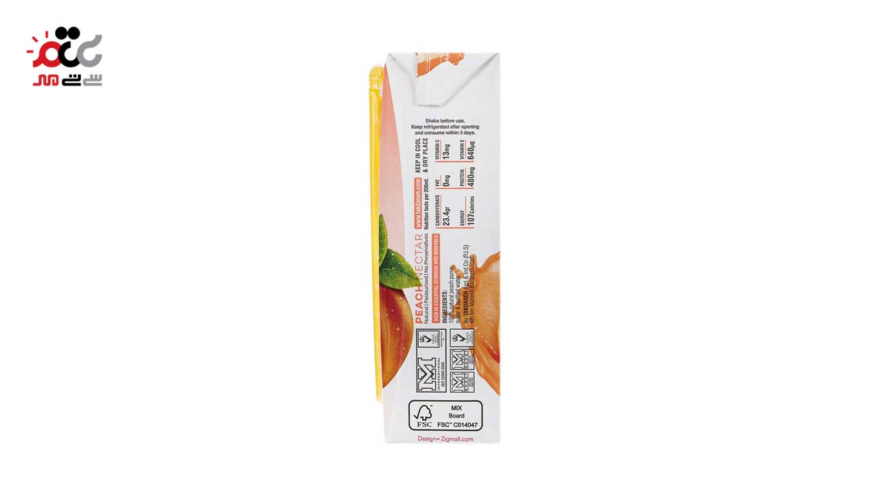 نکتار هلو تکدانه 200 میلی لیتری