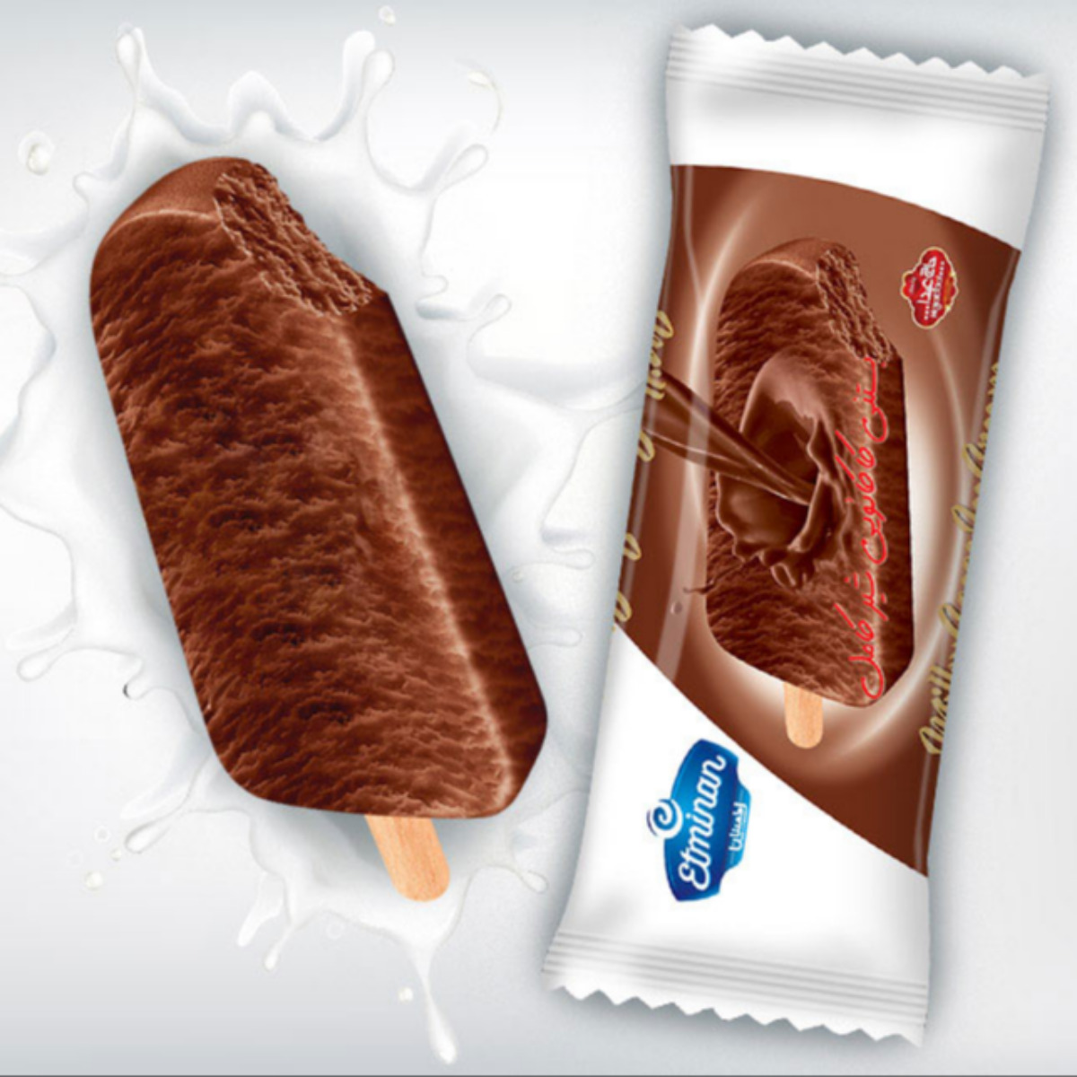 بستنی چوبی کاکائو اطمینان