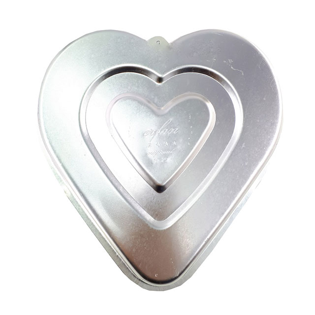 قالب کیک آلومینیومی مدل قلب کد 19-20