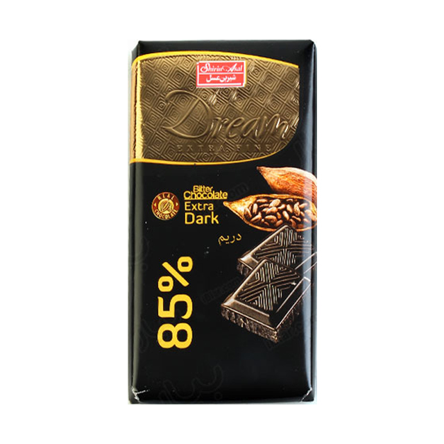 شکلات مغزدار بیتر 85 درصد شیرین عسل 100 گرمی