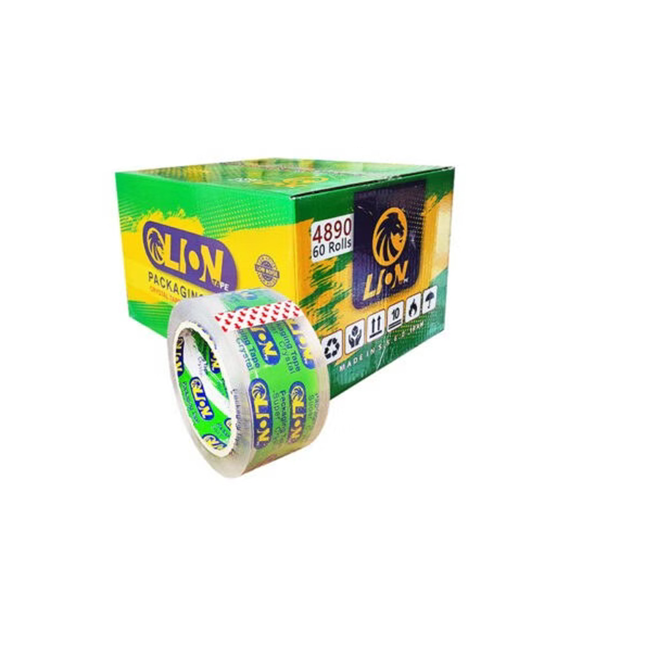 نوار چسب شیشه ای مدل لیون پهنای 5 سانتی متری