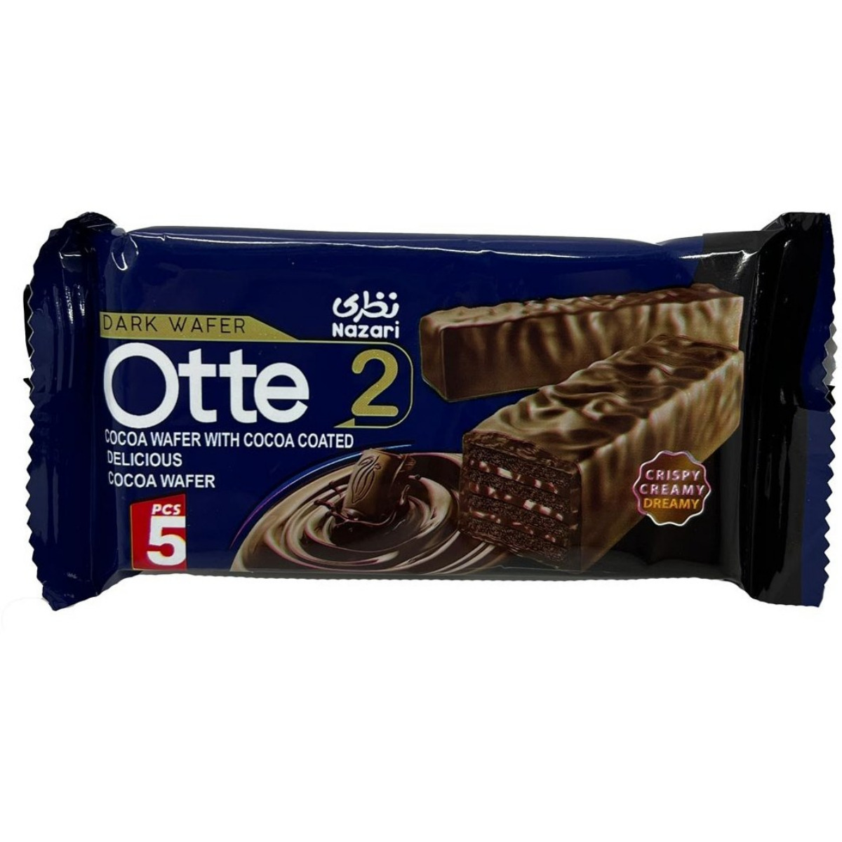 بیسکویت کاکائویی با لایه کرم کاکائویی اوتی نظری 59 گرمی