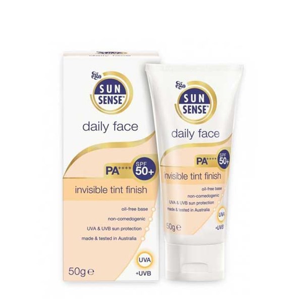 کرم ضد آفتاب سان سنس مدل Daily Face SPF50plus مقدار 50 گرمی