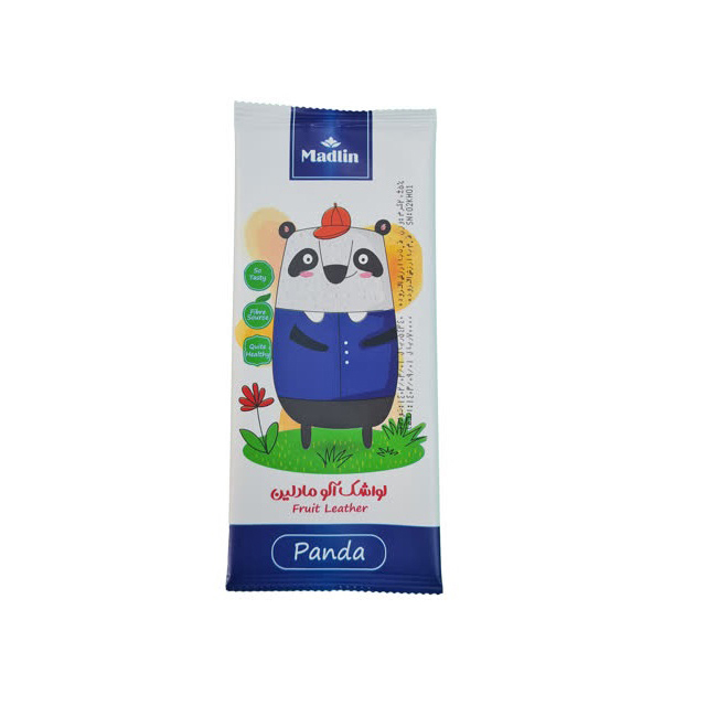 لواشک ورقه ای آلو مادلین طرح پاندا 20 گرمی