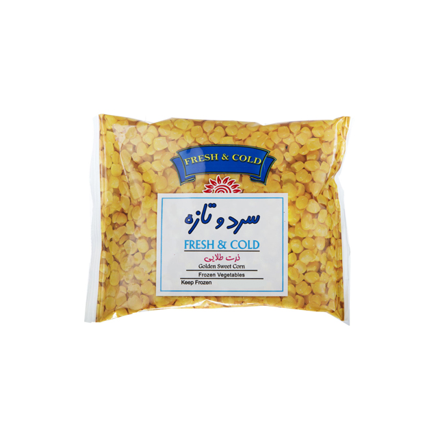 خرید ذرت شیرین منجمد سرد و تازه 400 گرمی