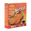 مرغ برگر زعفرانی 60 درصد گوشت اروئی 400 گرمی