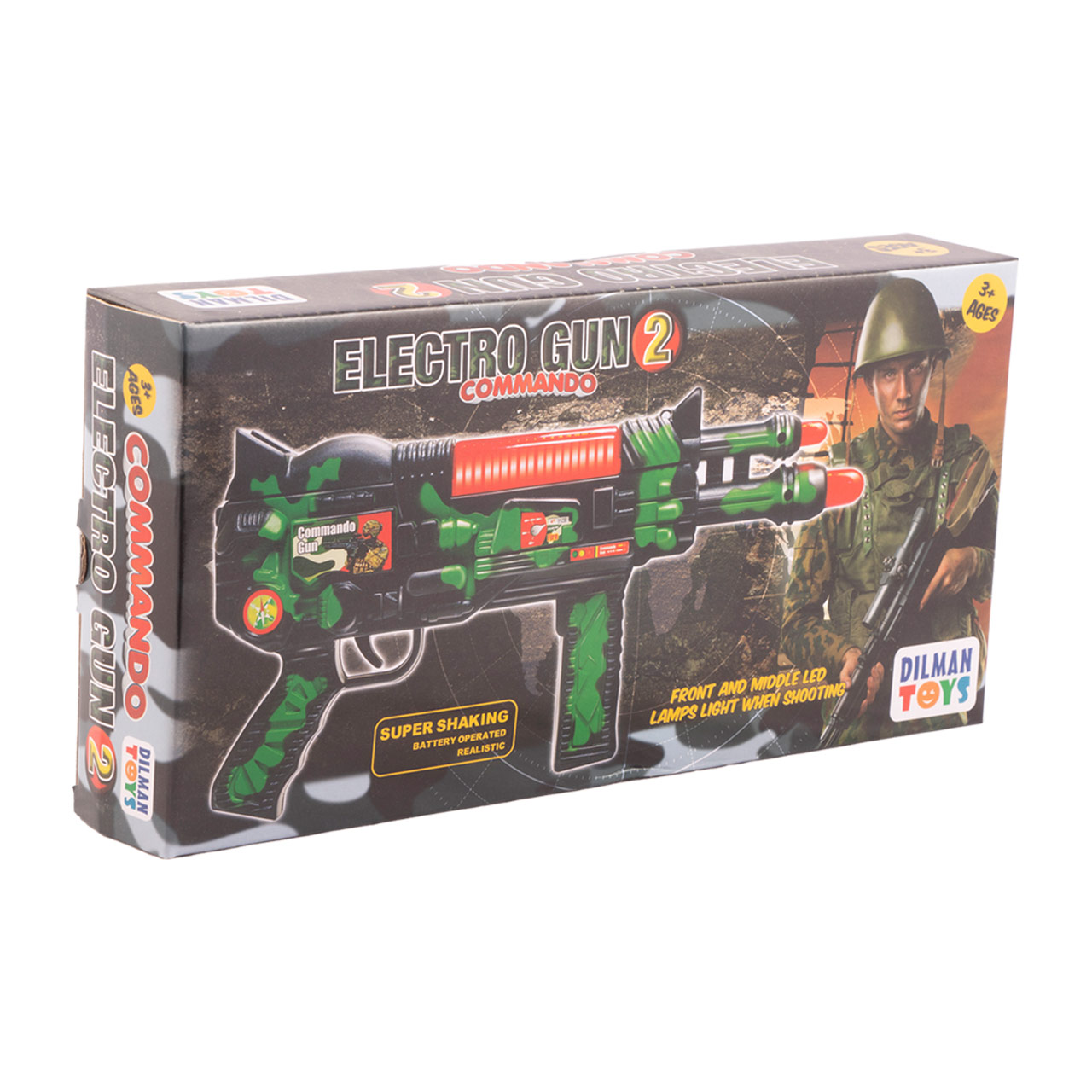 تفنگ اسباب بازی دیلمان تویز مدل کماندو کد 3508