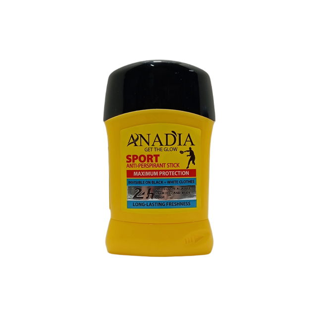 مام استیکی اسپورت ضد تعریق آنادیا حجم 80 میلی لیتری