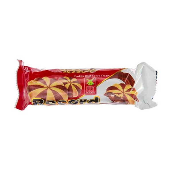 بیسکویت با مغز شکلاتی رکورد آناتا 90 گرمی