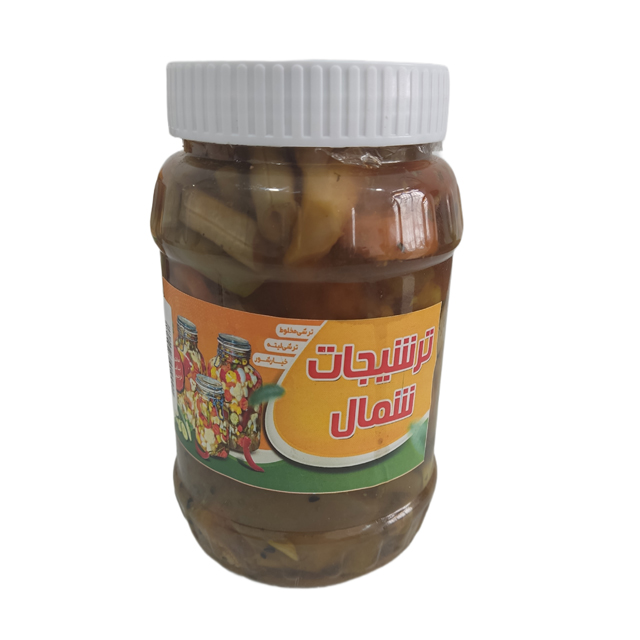 خریدترشی لوبیا سبز با گردو و روغن زیتون و رب انار شمال۸۰۰ گرمی