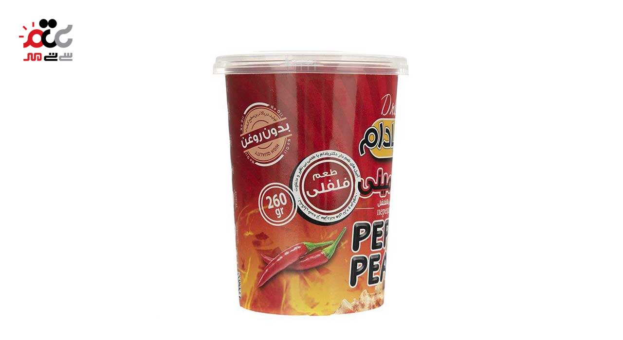 بادام زمینی با طعم فلفل دکتر بادام 260 گرمی