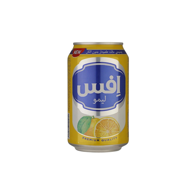 نوشیدنی مالت بدون الکل با طعم لیمو افس 330 میلی لیتری