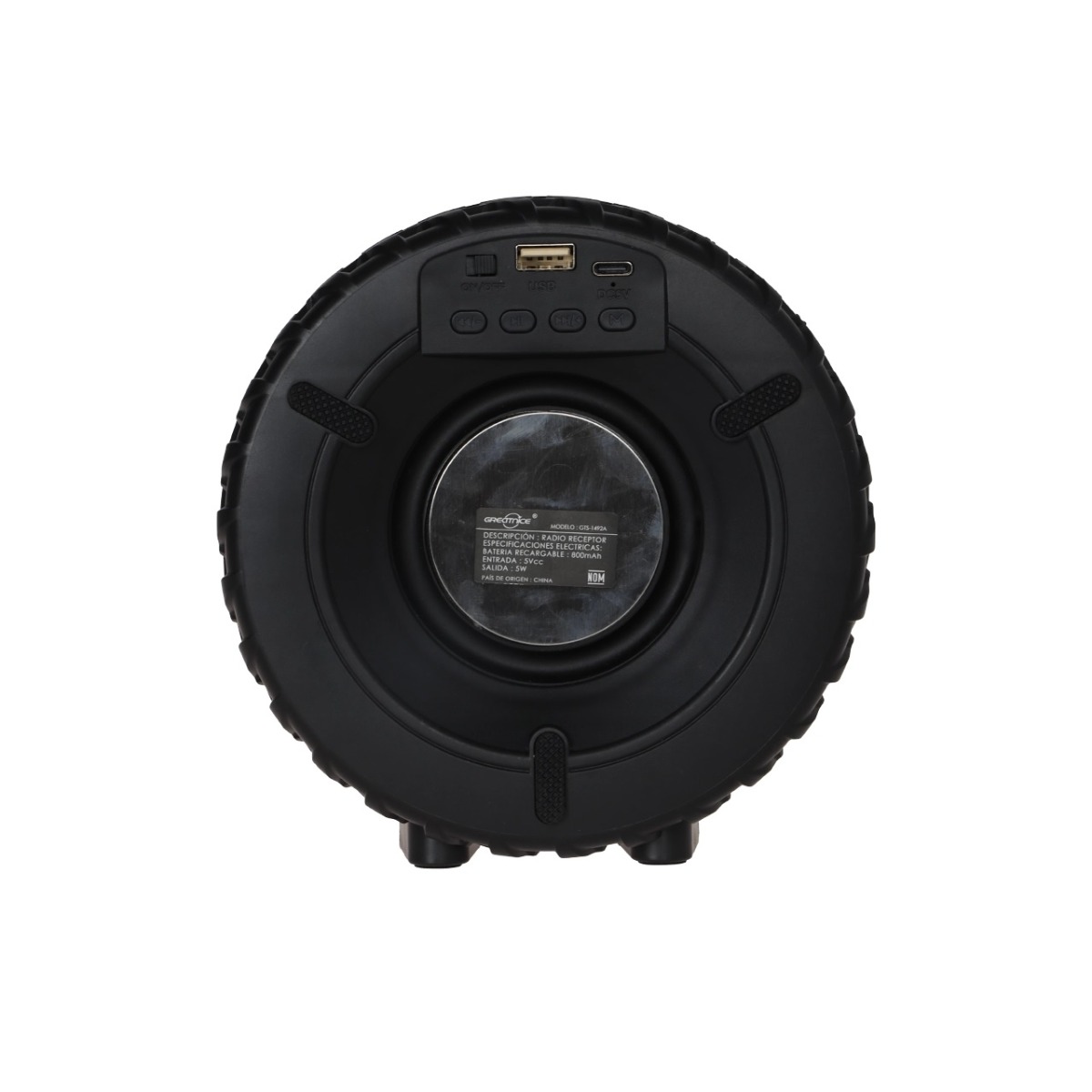 اسپیکر5W بی سیم GreatNice مدل GTS-1492A  - مشکی (پک ضعیف)