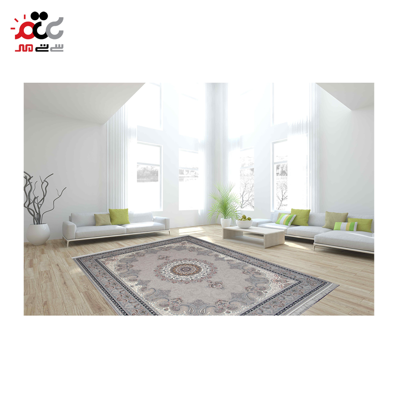 خرید اینترنتی فرش نهال نقره ای 