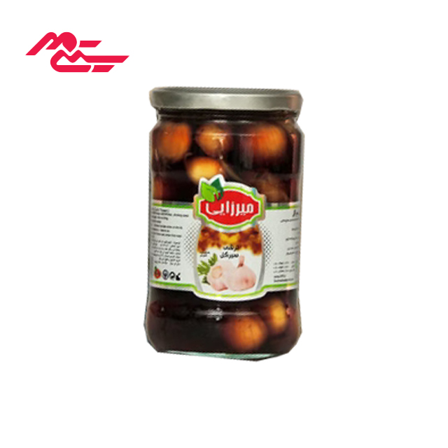 ترشی سیر کاراملی میرزایی 680 گرمی